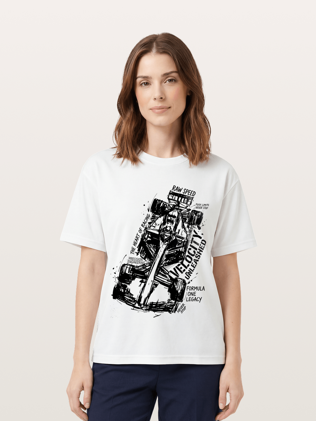 Raw Speed Unleashed Cotton T-shirt