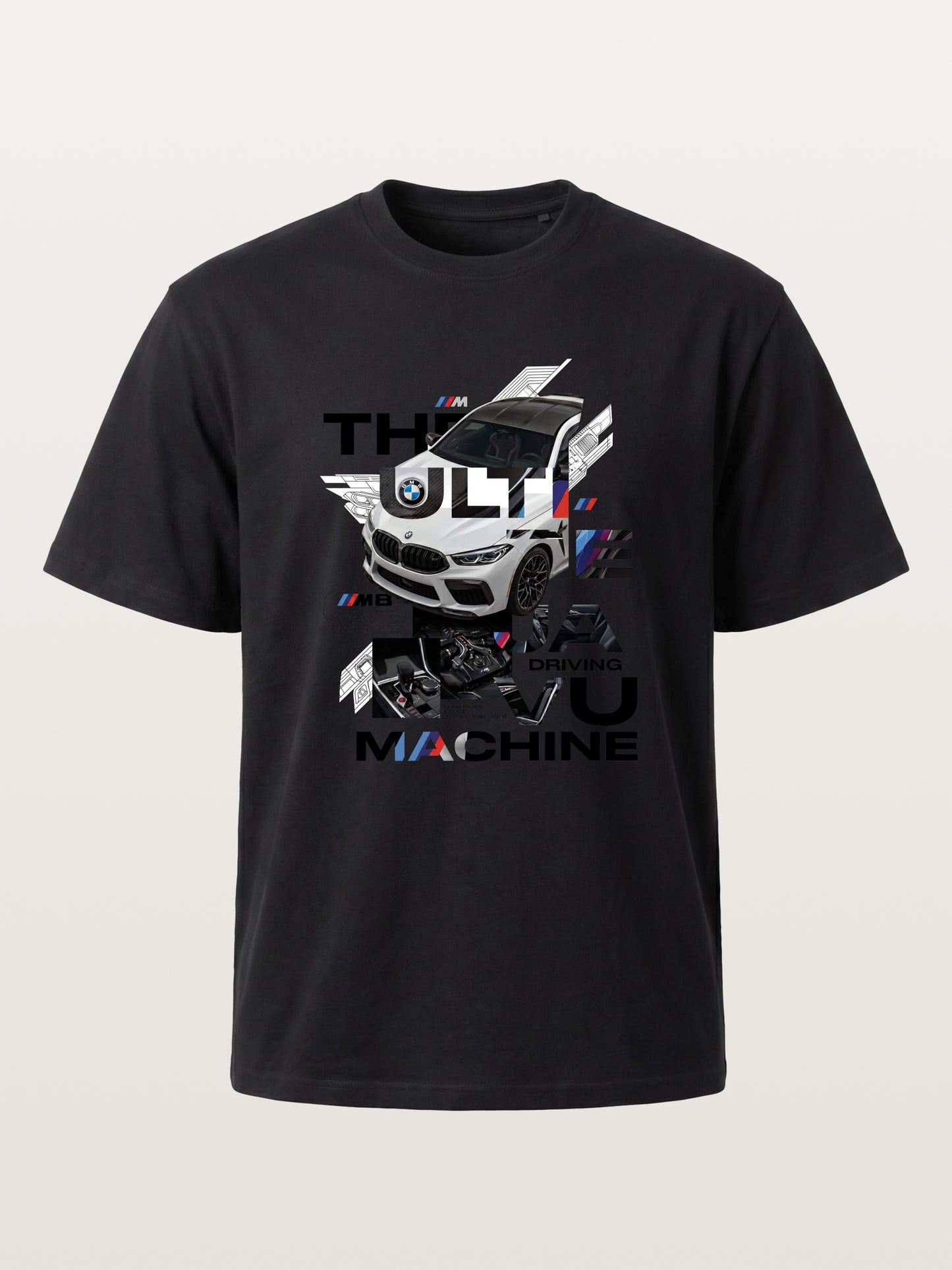 BMW M8 Tech Collage Poster Gildan T-shirt