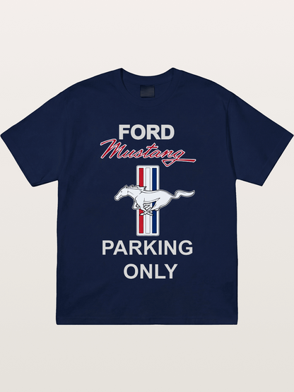 Ford Mustang Parking Only Sign Gildan T-shirt