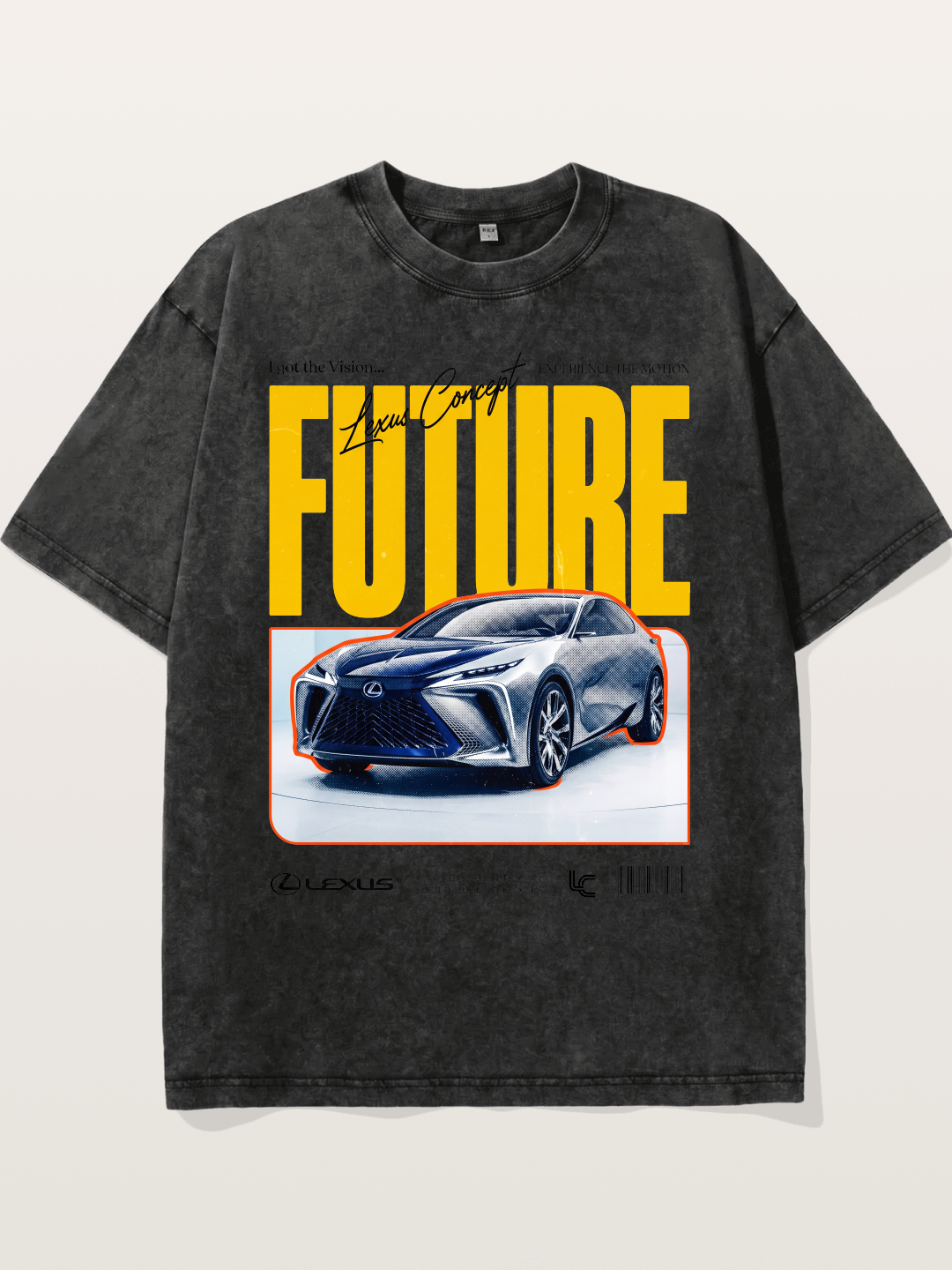 Future Lexus Concept Magazine Washed T-shirt