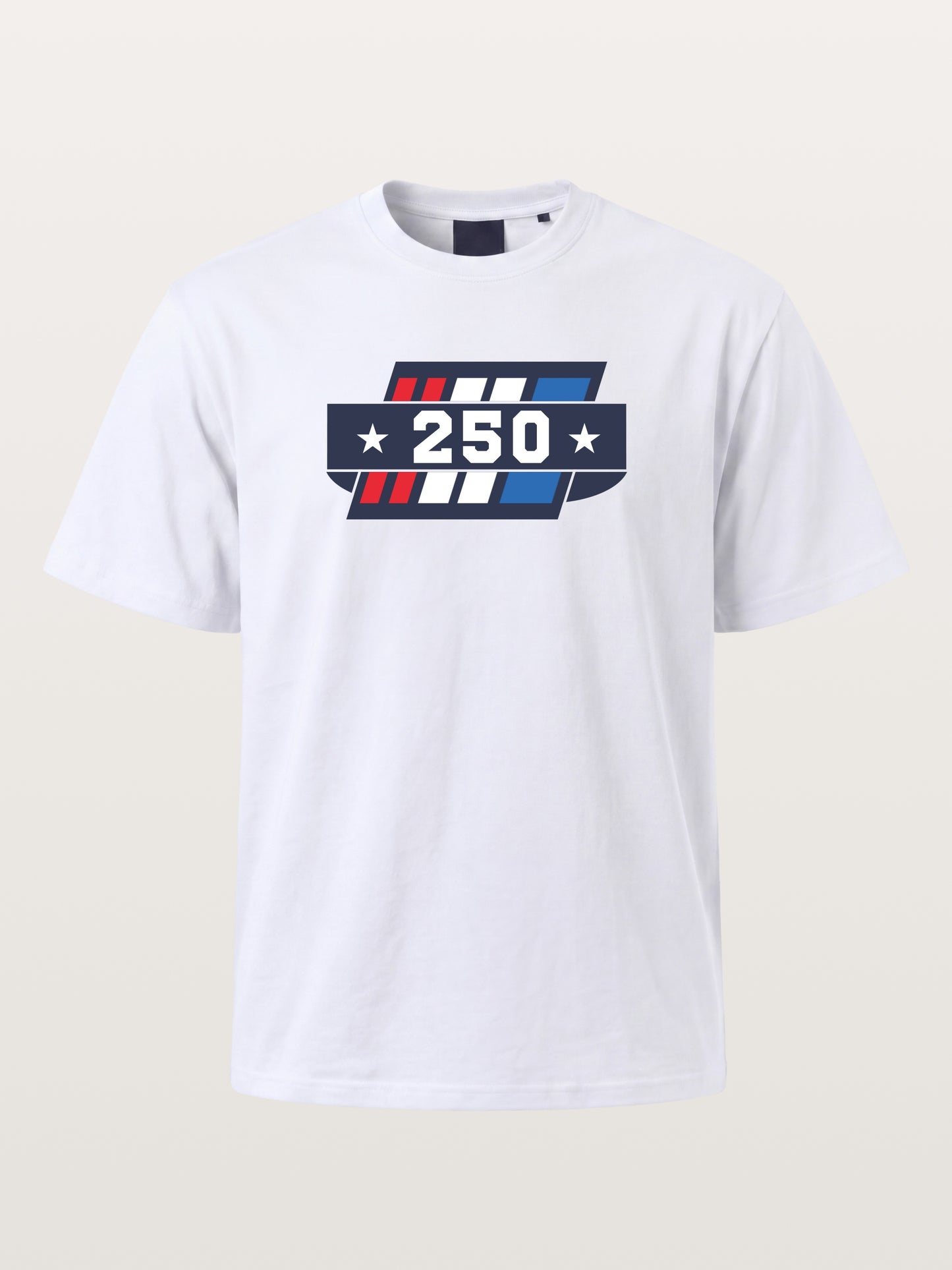 250th Anniversary Star Stripes Badge Gildan T-shirt