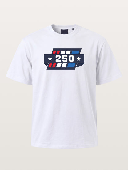 250th Anniversary Star Stripes Badge Gildan T-shirt