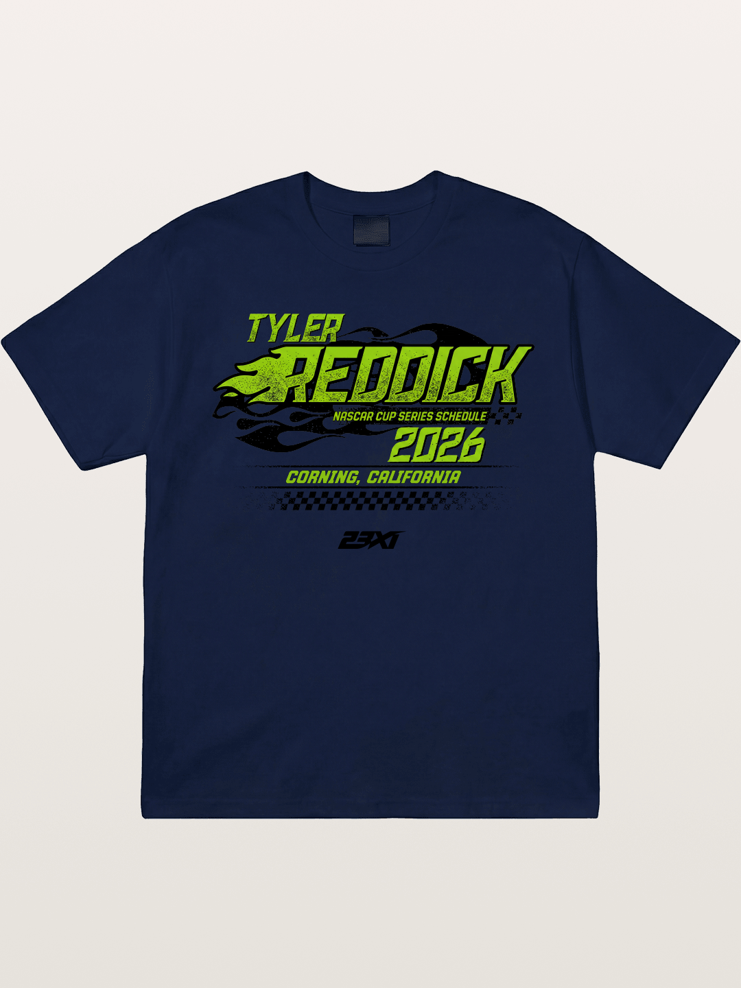 Tyler Reddick 2026 NASCAR Schedule Art Gildan T-shirt