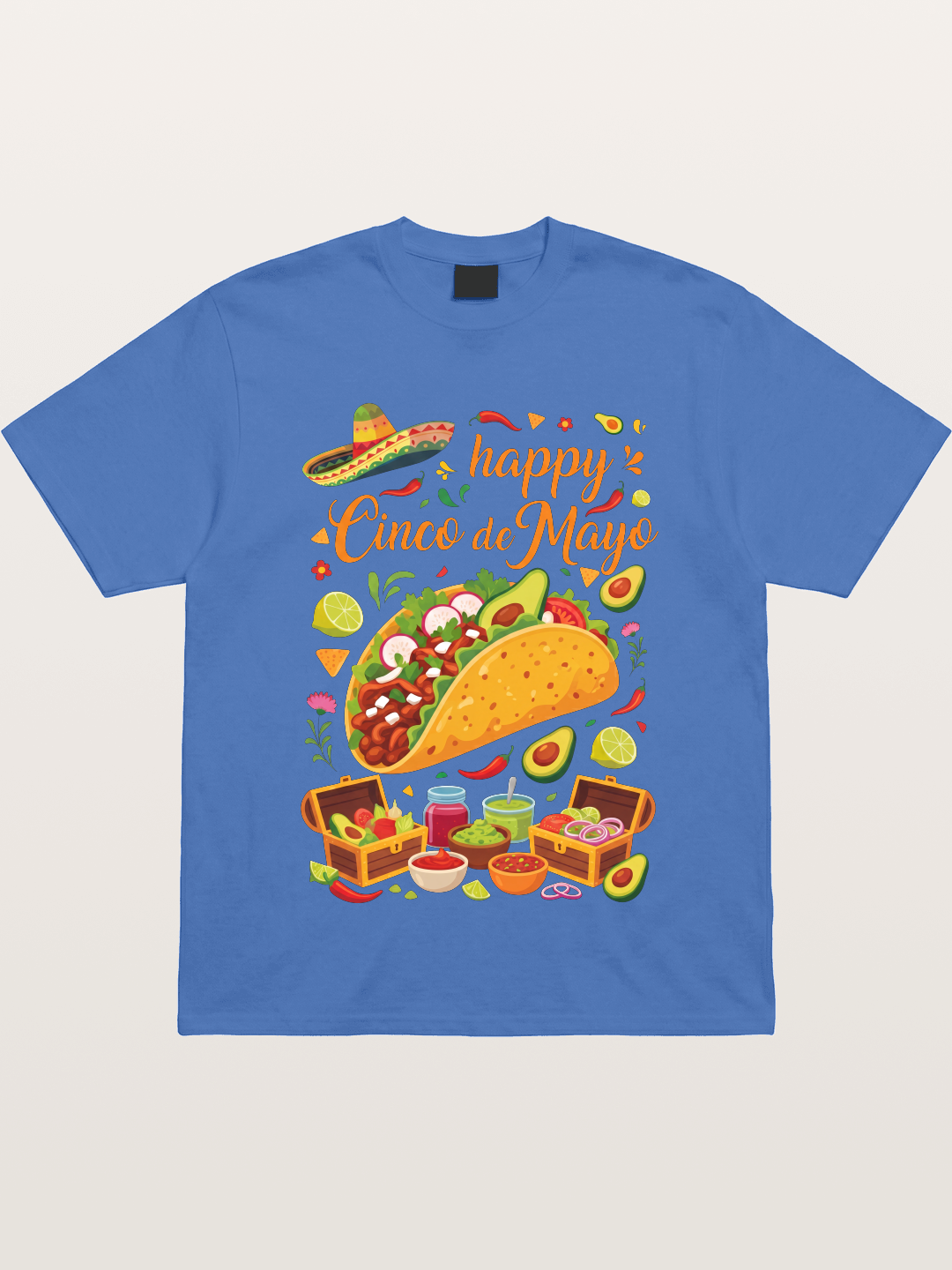 Cinco de Mayo Giant Taco Feast Gildan T-shirt