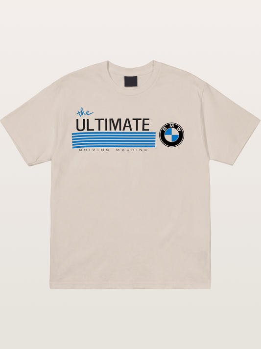 The Ultimate Driving Machine Print Cotton T-shirt