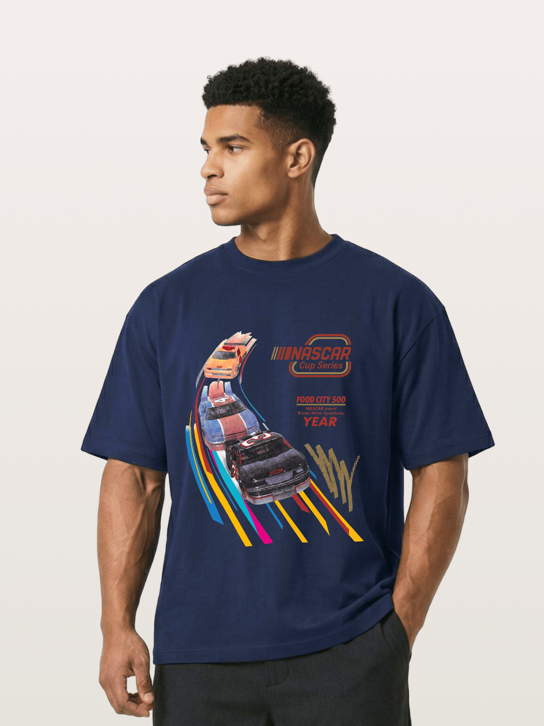 Vintage NASCAR Race Graphic Gildan T-shirt