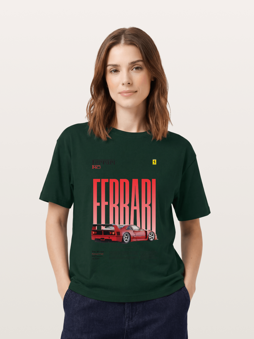 Gradient Red Gildan T-shirt