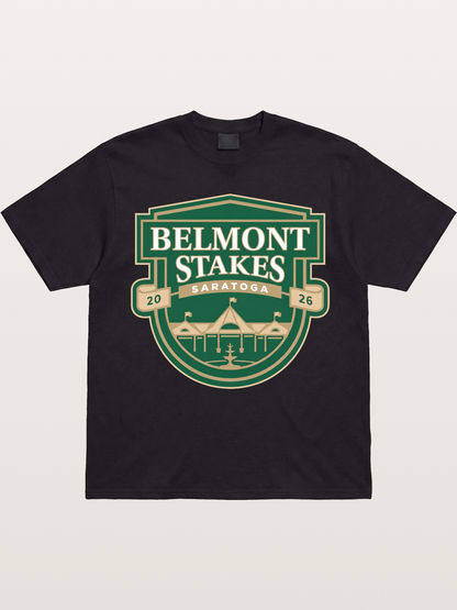Belmont Stakes Shield Crest Gildan T-shirt