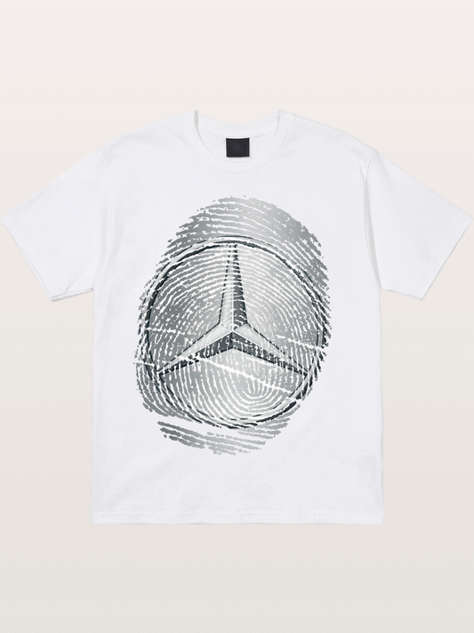 Mercedes Fingerprint Logo Cotton T-shirt