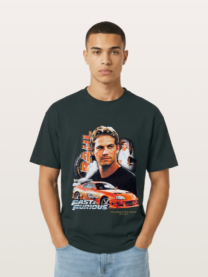 Orange Supra Fast & Furious Gildan T-shirt