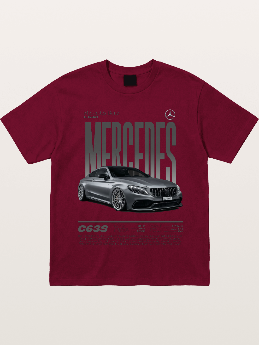 Mercedes-Benz C63S Magazine Style Gildan T-shirt