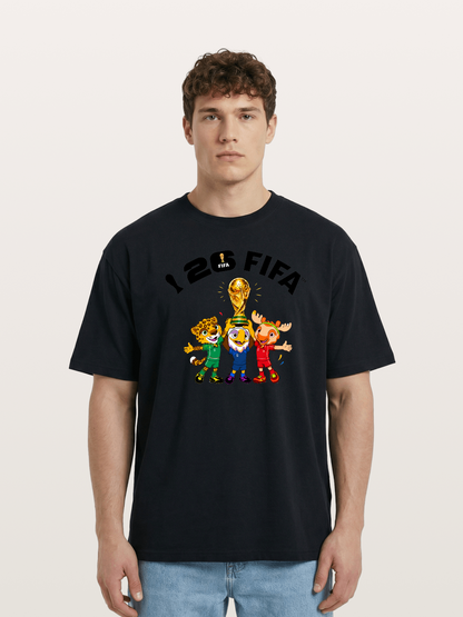 2026 FIFA Mascots Trophy Graphic Cotton T-shirt