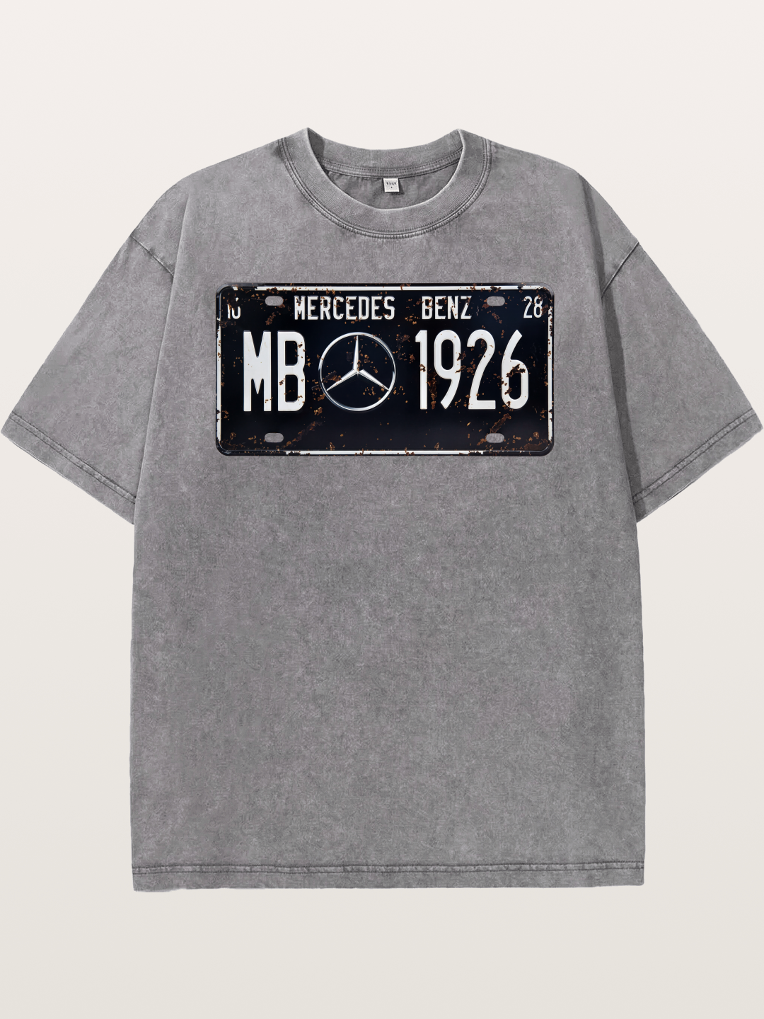 Commemorative license plate Washed T-shirt