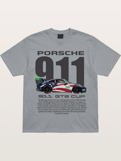 Porsche 911 GT3 Cup American Colors Gildan T-shirt