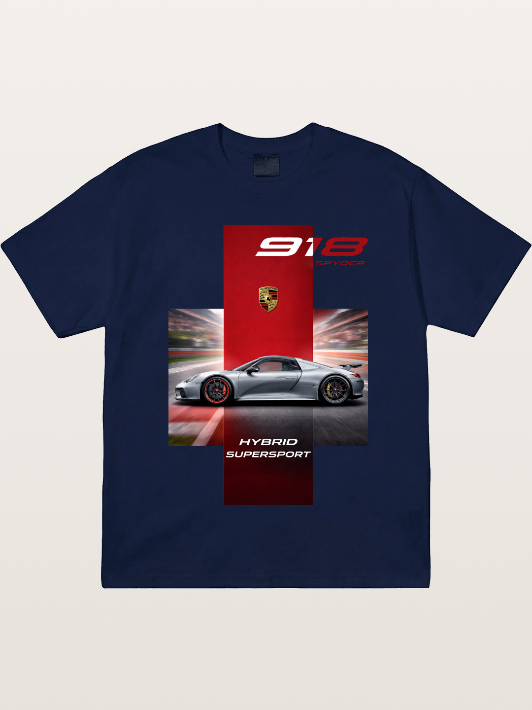 Porsche 918 Spyder Hybrid Supersport Gildan T-shirt