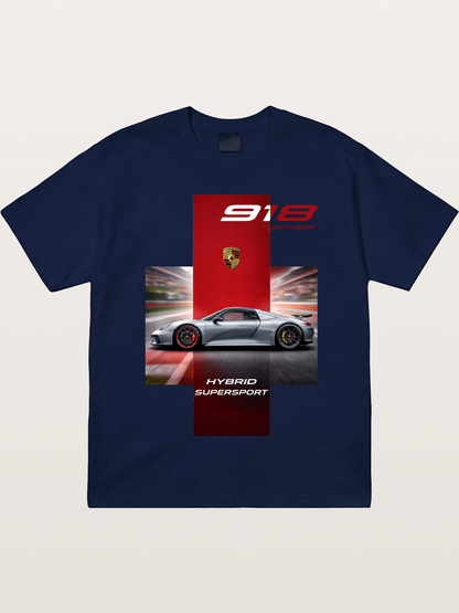 Porsche 918 Spyder Hybrid Supersport Gildan T-shirt
