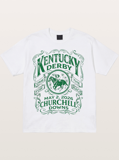 Kentucky Derby 2026 Vintage Art Cotton T-shirt