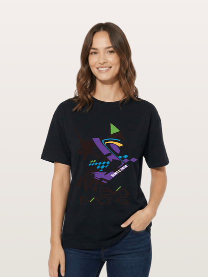 Eva Racing Checkered Flag Cotton T-shirt