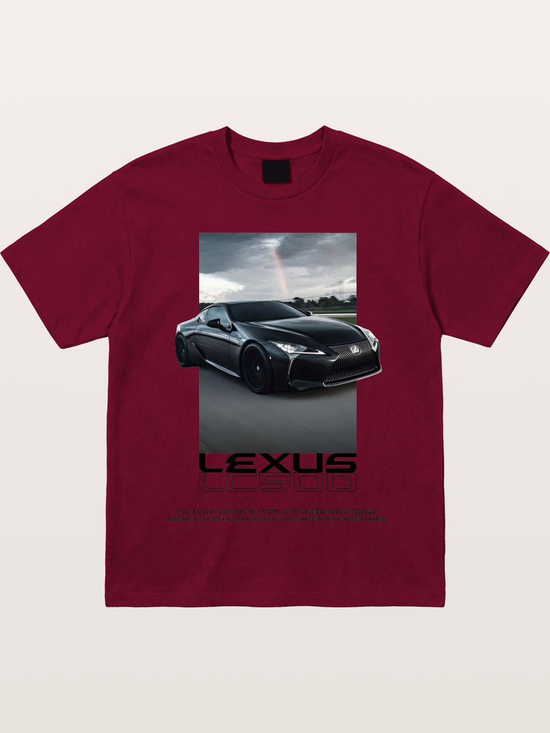 Lexus LC500 Sports Car Poster Gildan T-shirt