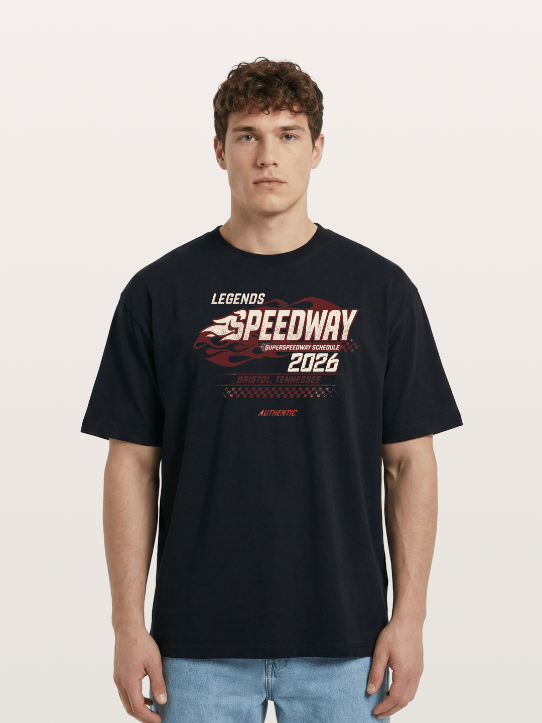 Flame Speedway Cotton T-shirt