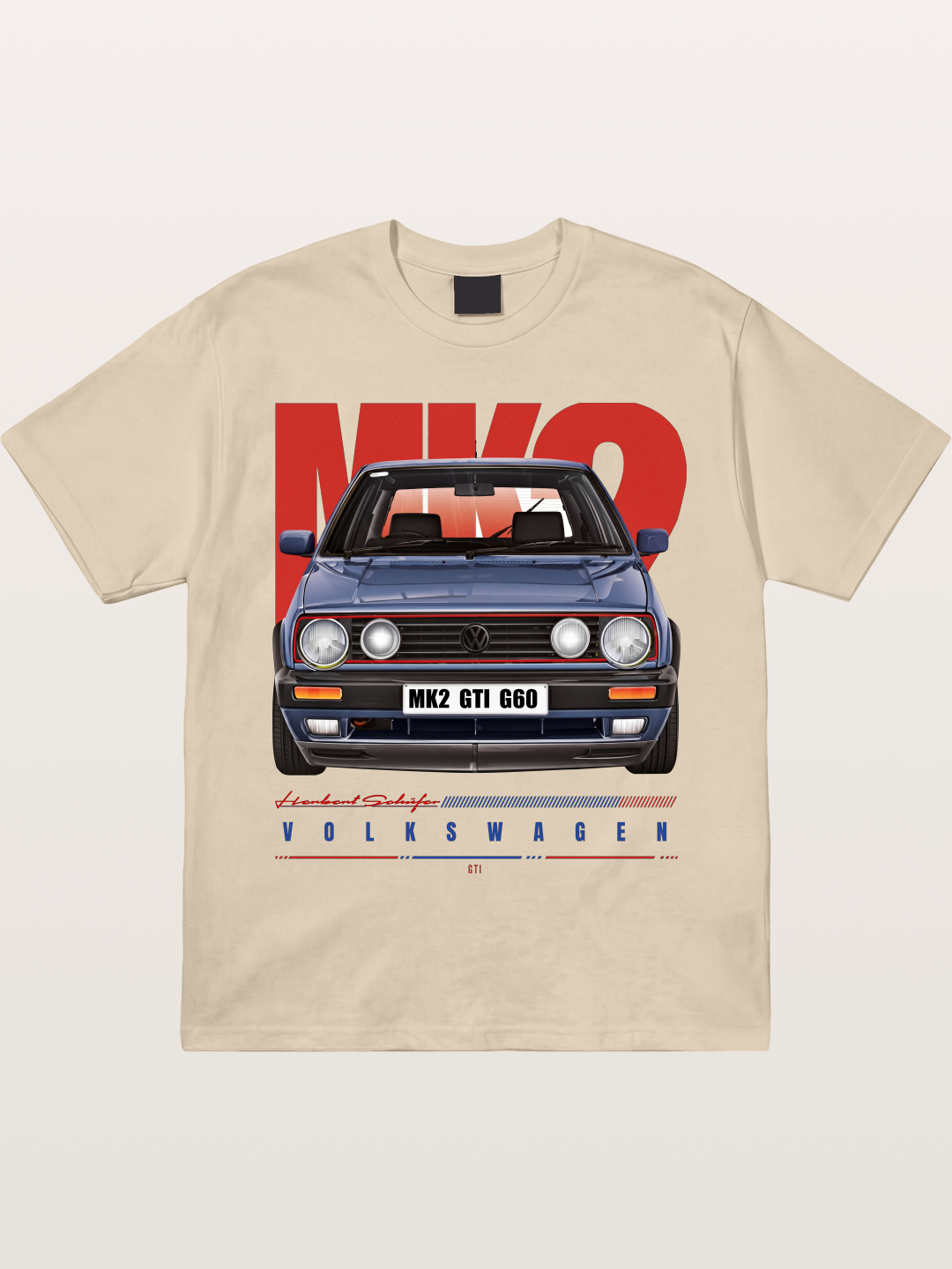 Volkswagen Golf MK2 GTI G60 Gildan T-shirt