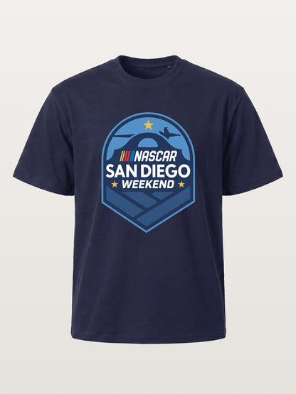 NASCAR San Diego Shield Emblem Gildan T-shirt