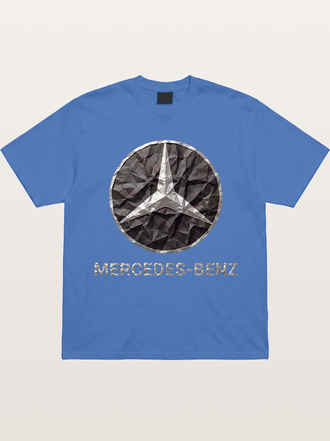 Mercedes Crumpled Paper Logo Gildan T-shirt