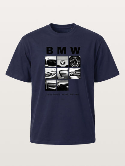 BMW 9 Grid Detail Collage Gildan T-shirt