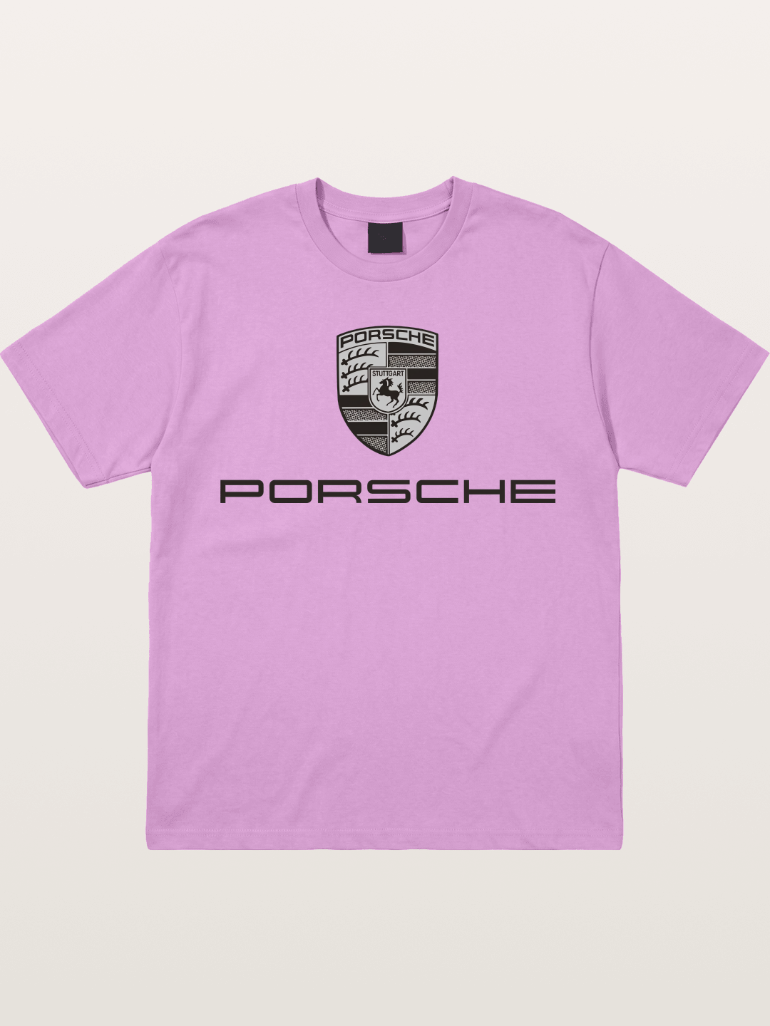 Monochrome Porsche Crest Gildan T-shirt