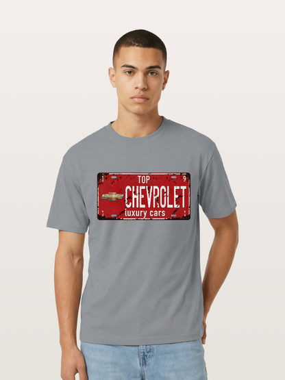 Chevrolet License Plate Gildan T-shirt