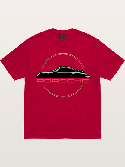 Porsche Silhouette Logo Art Gildan T-shirt