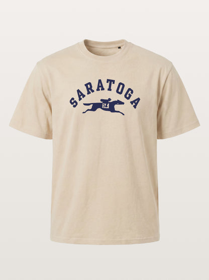 Saratoga Navy Horse Racing Mark Gildan T-shirt