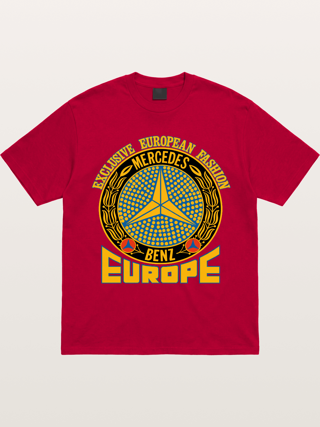 European Fashion Mercedes Print Gildan T-shirt