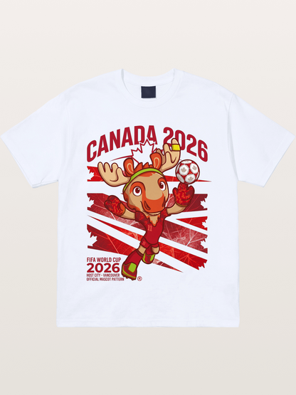 Canada 2026 Moose Mascot Gildan T-shirt