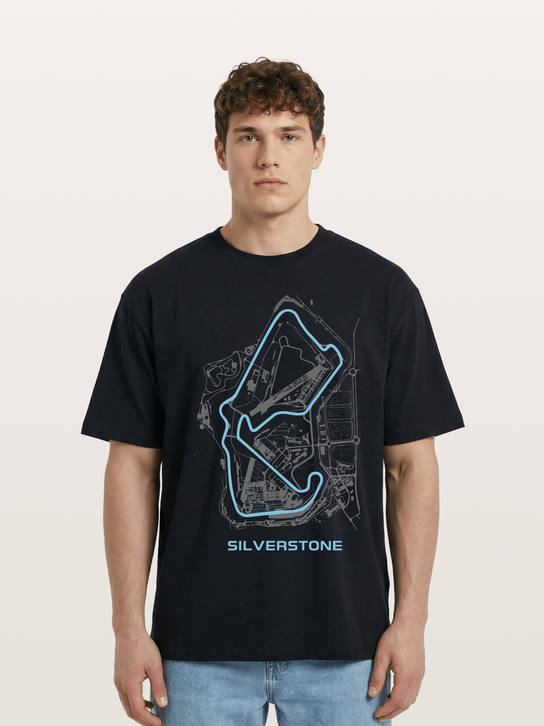 Silverstone F1 Circuit Map Cotton T-shirt