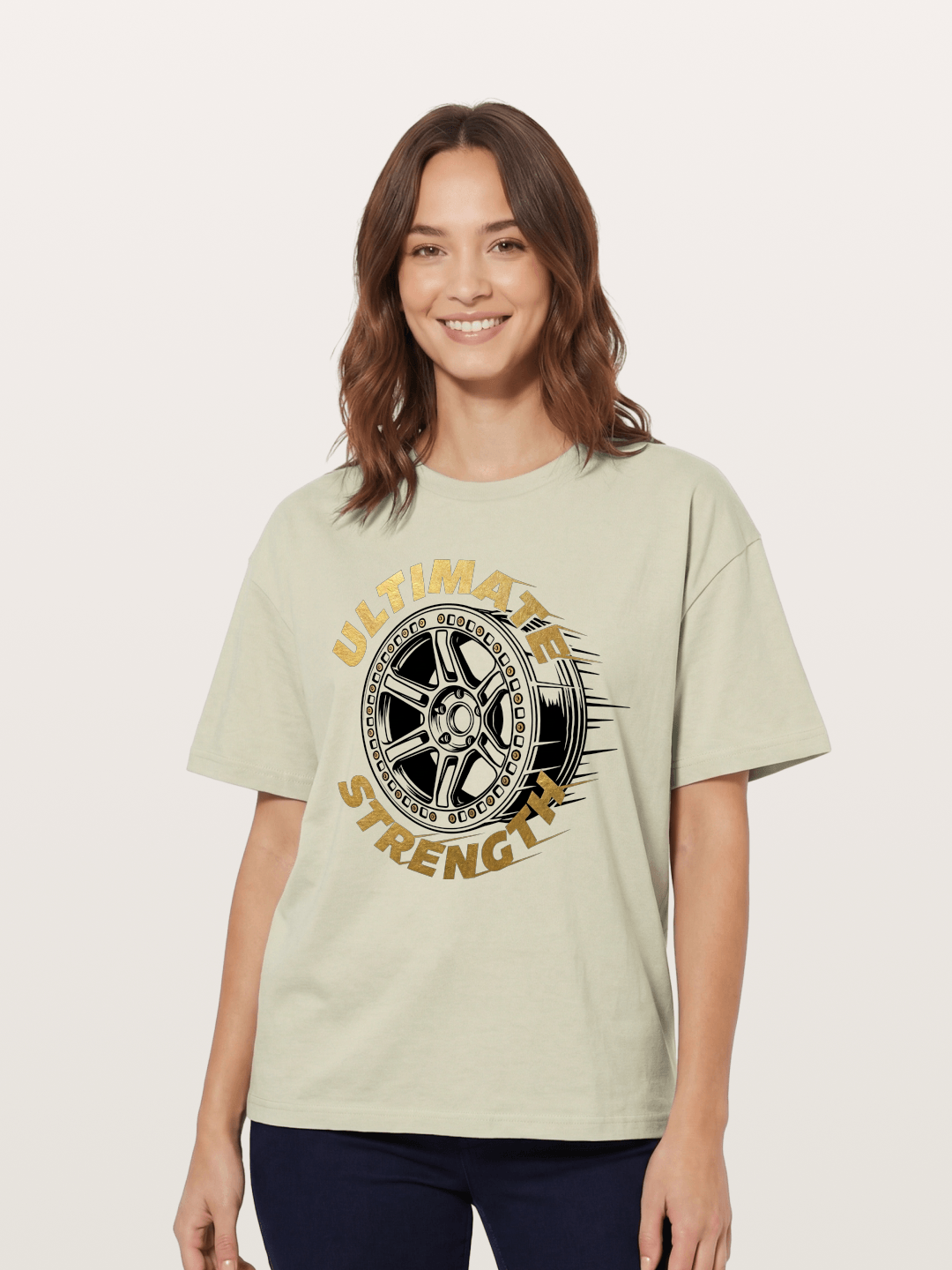 Wheel Strength Cotton T-shirt