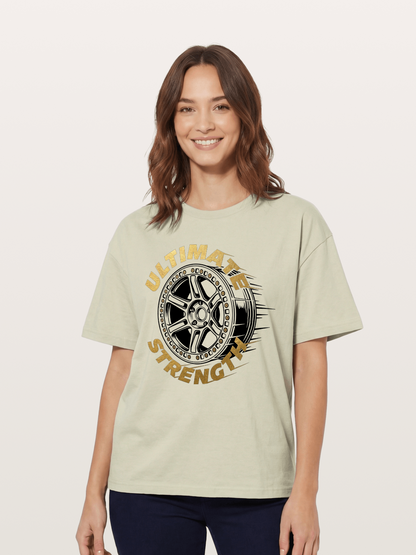 Wheel Strength Cotton T-shirt