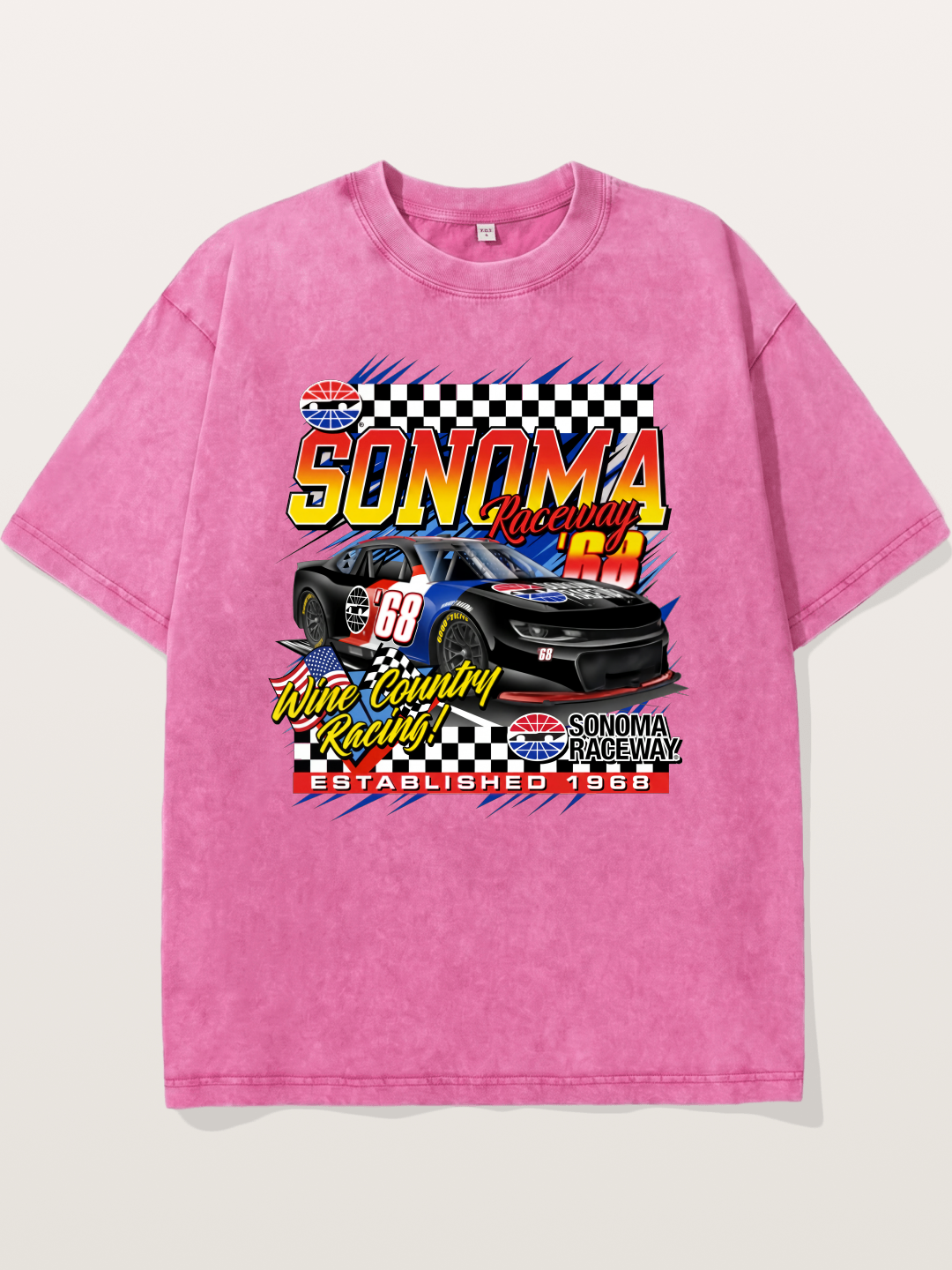 Sonoma NASCAR Wine Country Racing Washed T-shirt