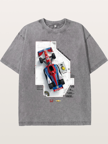 Blueprint Route66 IndyCar Card Washed T-shirt