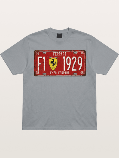 license plate Gildan T-shirt