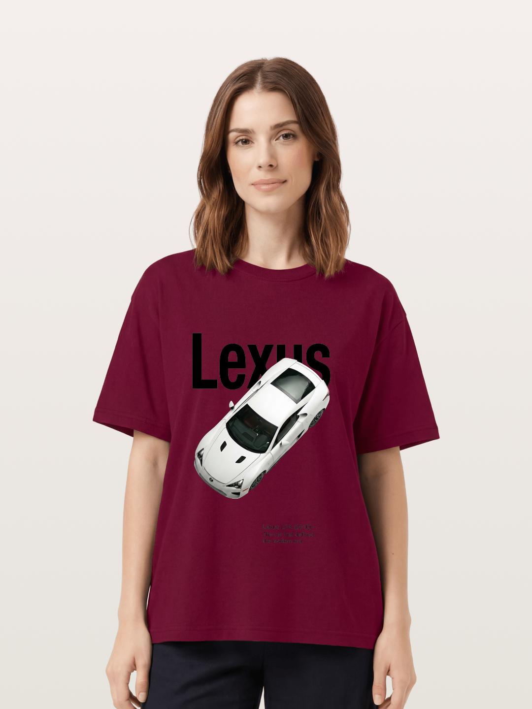 Lexus LFA Overhead View Art Gildan T-shirt