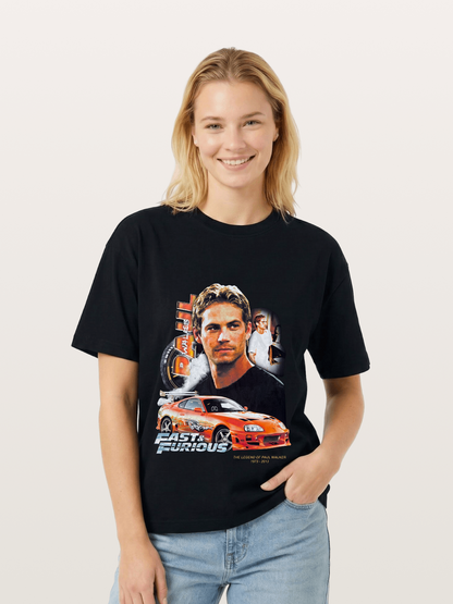 Orange Supra Fast & Furious Gildan T-shirt
