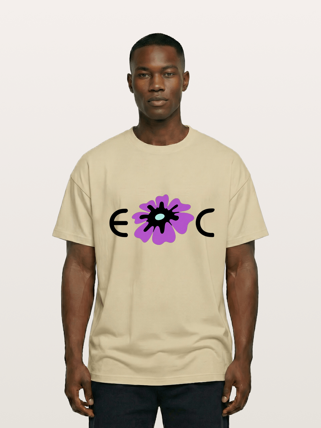 Purple EDC Daisy Silhouette Gildan T-shirt