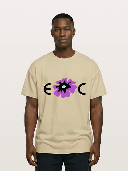 Purple EDC Daisy Silhouette Gildan T-shirt
