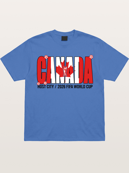 Canada 2026 World Cup Typography Gildan T-shirt