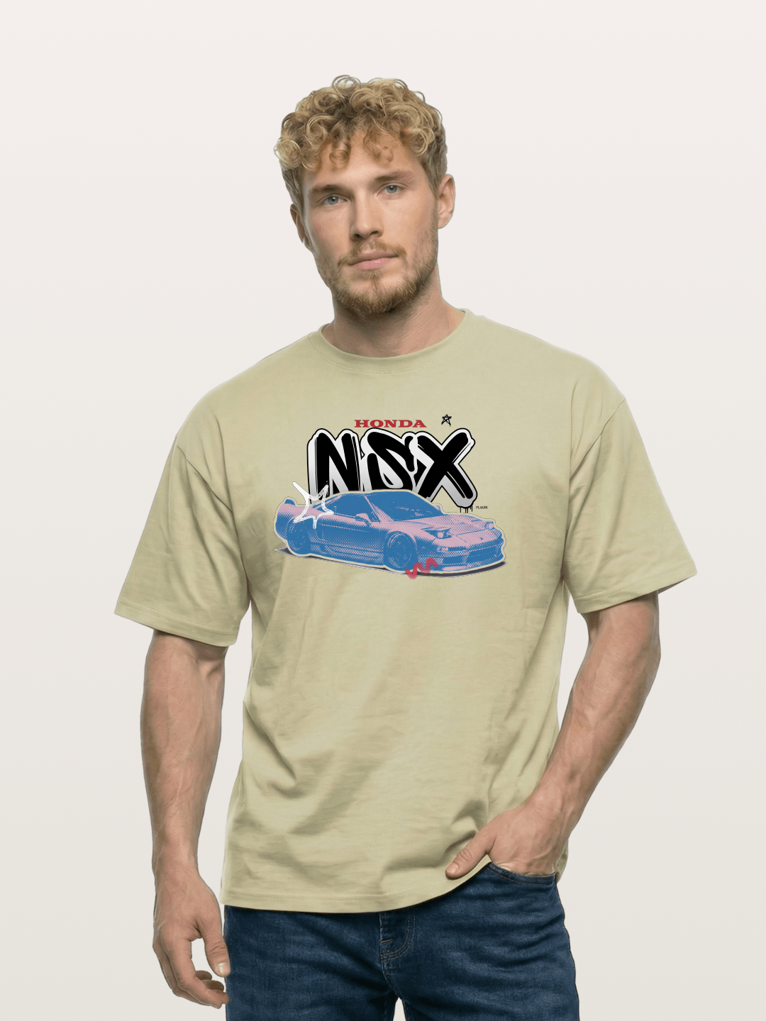 Blue NSX Cotton T-shirt