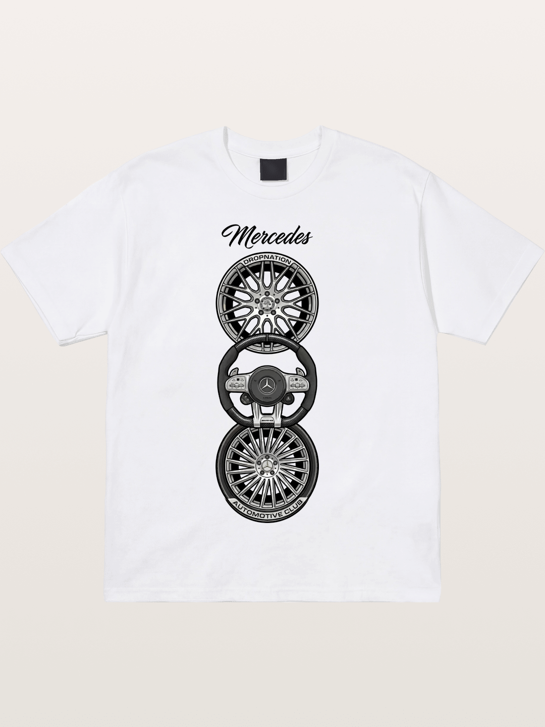 Wheel Stack Cotton T-shirt