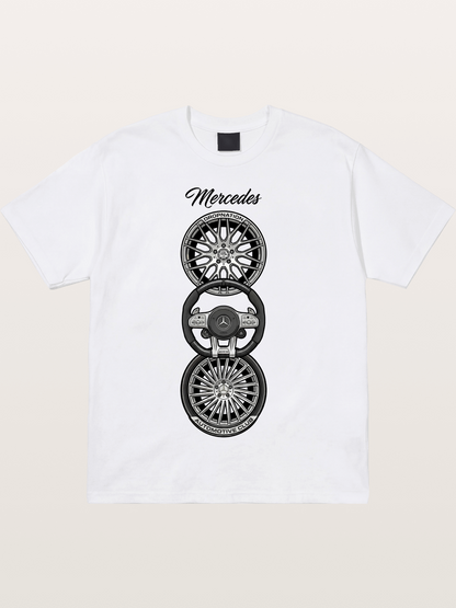 Wheel Stack Cotton T-shirt