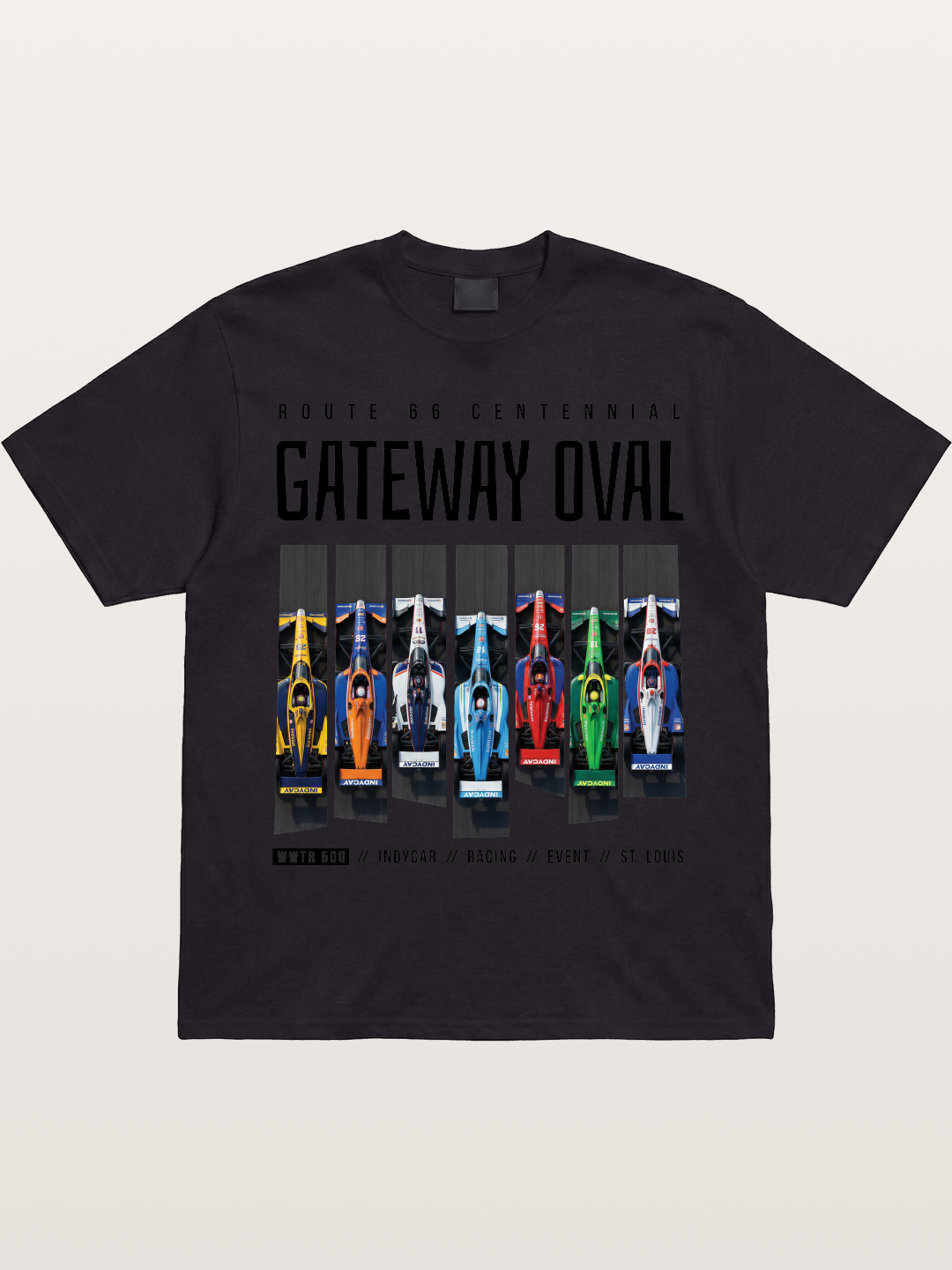 Vertical Grid Gateway Oval Art Gildan T-shirt