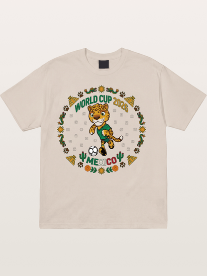 Mexico 2026 World Cup Mascot Cotton T-shirt
